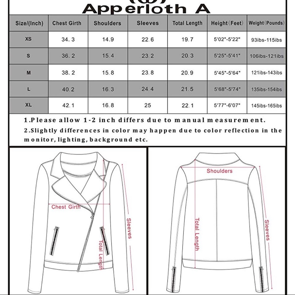 Women’s Faux Suede Asymmetrical Moto Style Jacket - Picture 4 of 4